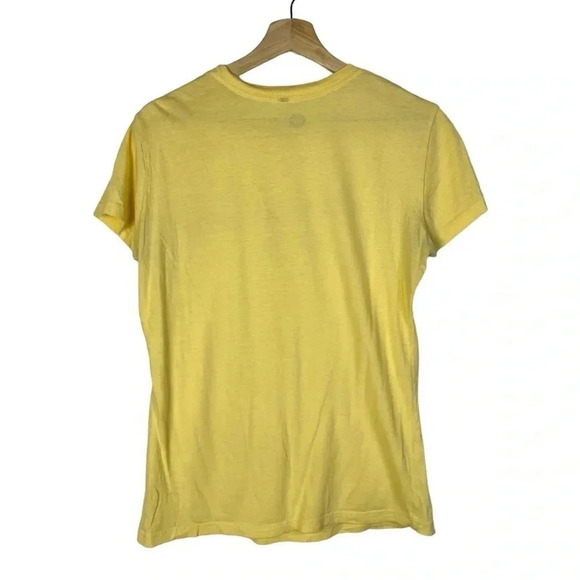 Roxy Yellow Hawaii Pearl Harbor Crewneck Short Sleeve T-Shirt L - Picture 2 of 3